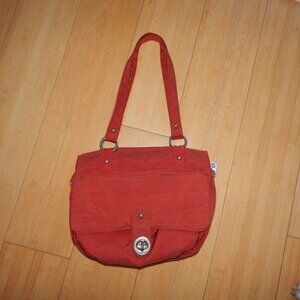 Baggallini Shoulder Bag Burnt Orange Tote Carryall Purse Satchel